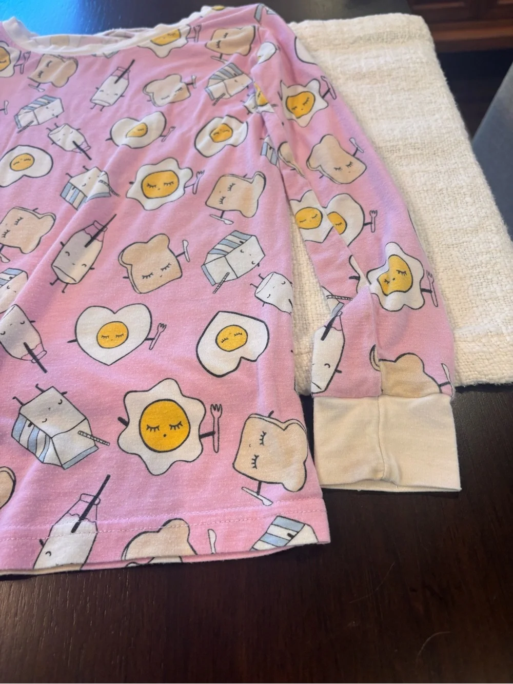 Little Sleepies Pink Breakfast Buddies Pajama Set